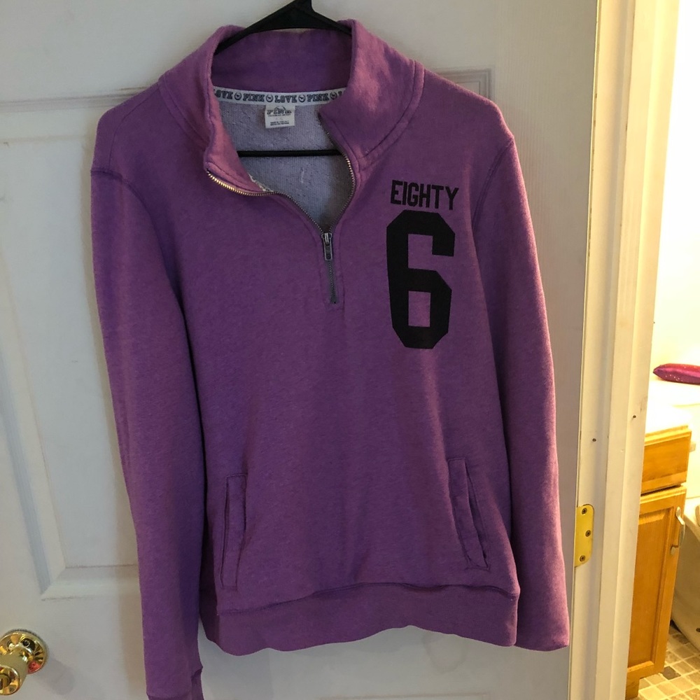 1/4 zip large Victoria’s Secret Pink pullover